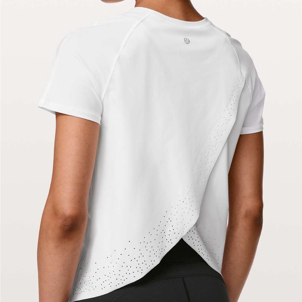 Lululemon Quick Pace Short Sleeve - White